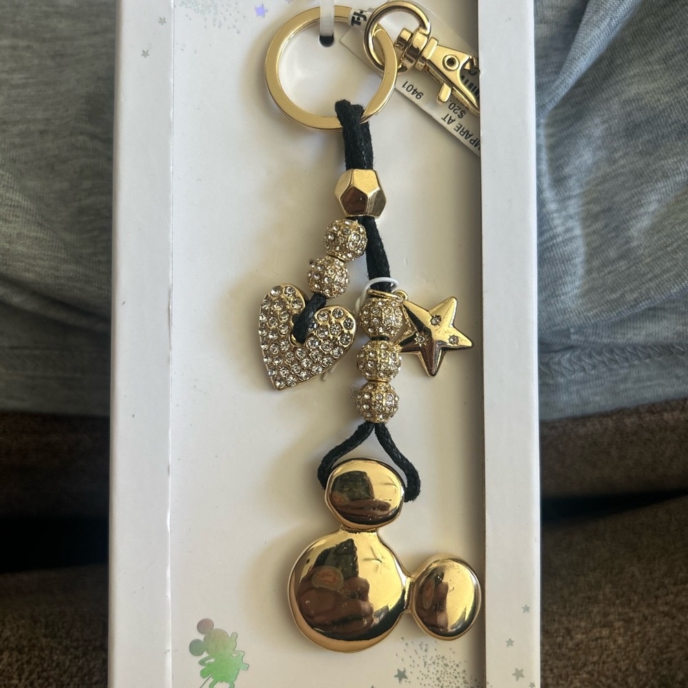 Gorgeous Mickey keychain/bag charm new in box